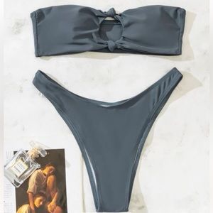 Strapless bikini set